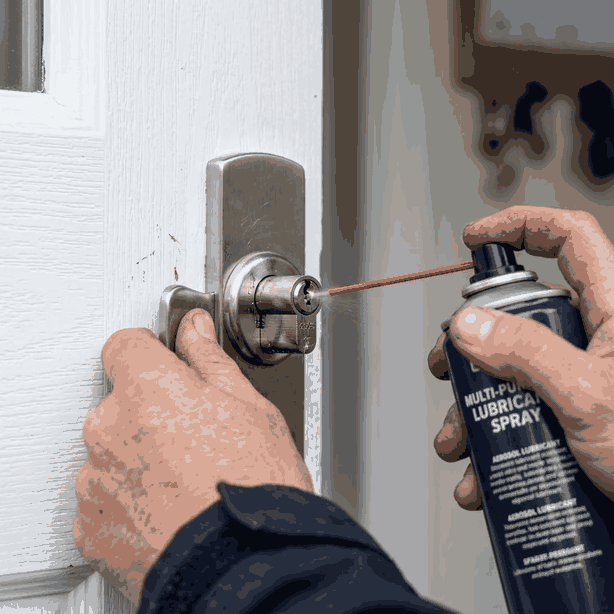 Instalación de cerradura de seguridad